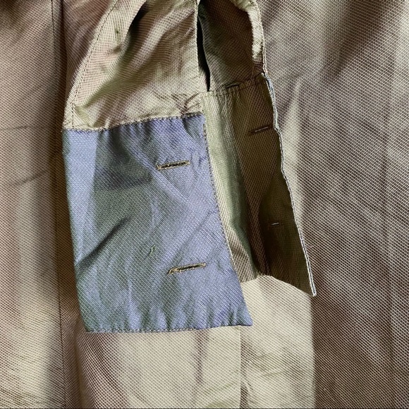 Ann Taylor Vintage Iridescent 100% Silk Green Blouse - Picture 3 of 4